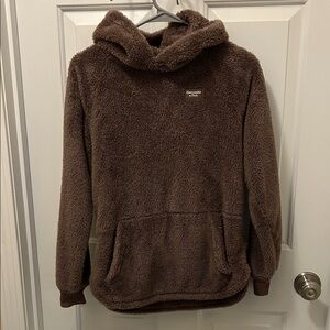 Abercrombie & Fitch Chocolate Plush Hoodie